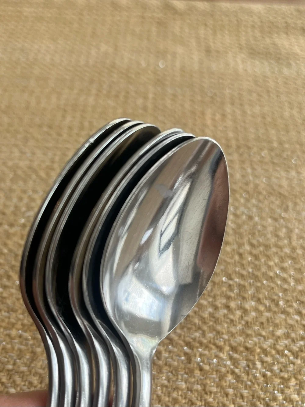 Vintage Floral Spoons (Like Jardinera) Stainless by INTERPUR (8pcs)